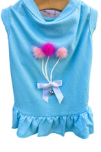 Load image into Gallery viewer, Dog Dress pom pom