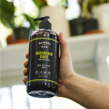 Load image into Gallery viewer, Barrel and Oak™ - Mountain Sage Hair, Face, and Body All-in-One Wash