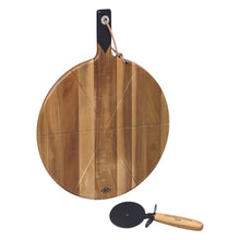 Load image into Gallery viewer, Gentlemen's Hardware Pizza Cutter and Serving Board