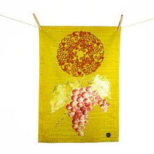 Load image into Gallery viewer, Wine Series Yellow Kitchen Towel