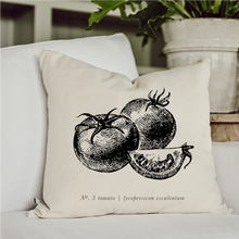 Load image into Gallery viewer, Tomato Black + White Pillow