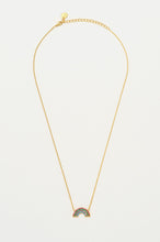 Load image into Gallery viewer, Estella Bartlett Gold Plated Rainbow Necklace