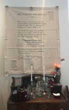 Load image into Gallery viewer, Wall Tarp - The Tale of Two Wolves