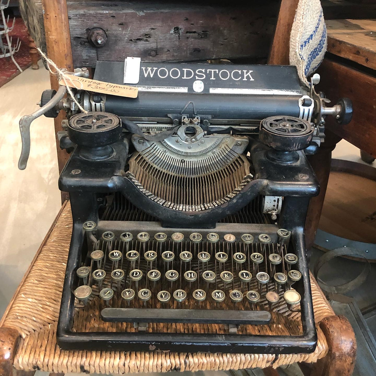 Vintage Typewriter — Wild Poppy