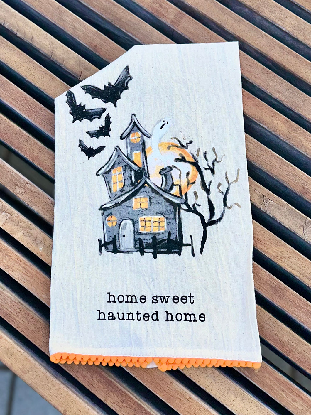 “Haunted Home” Tea Towel