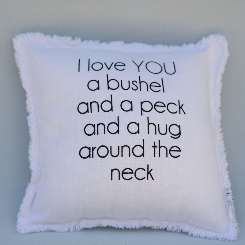 I Love You Throw Pillow
