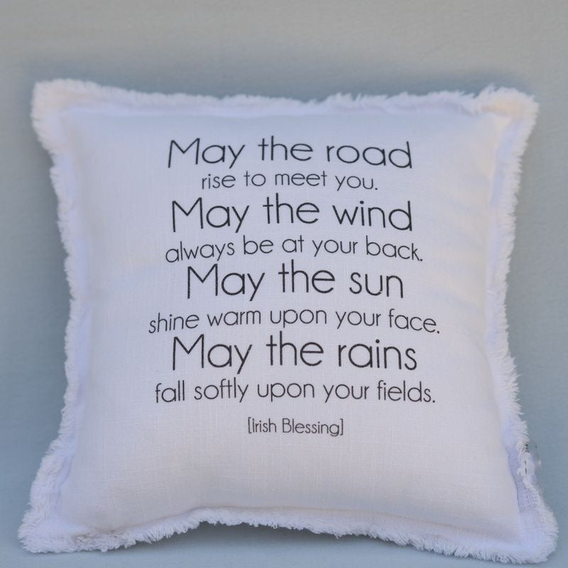 Irish Blessing Throw Pillow