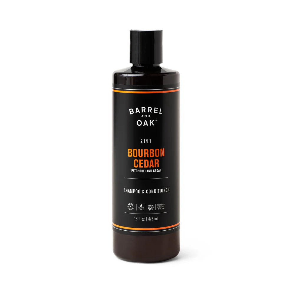 Barrel and Oak - 2 in 1 Bourbon Cedar Shampoo & Conditioner
