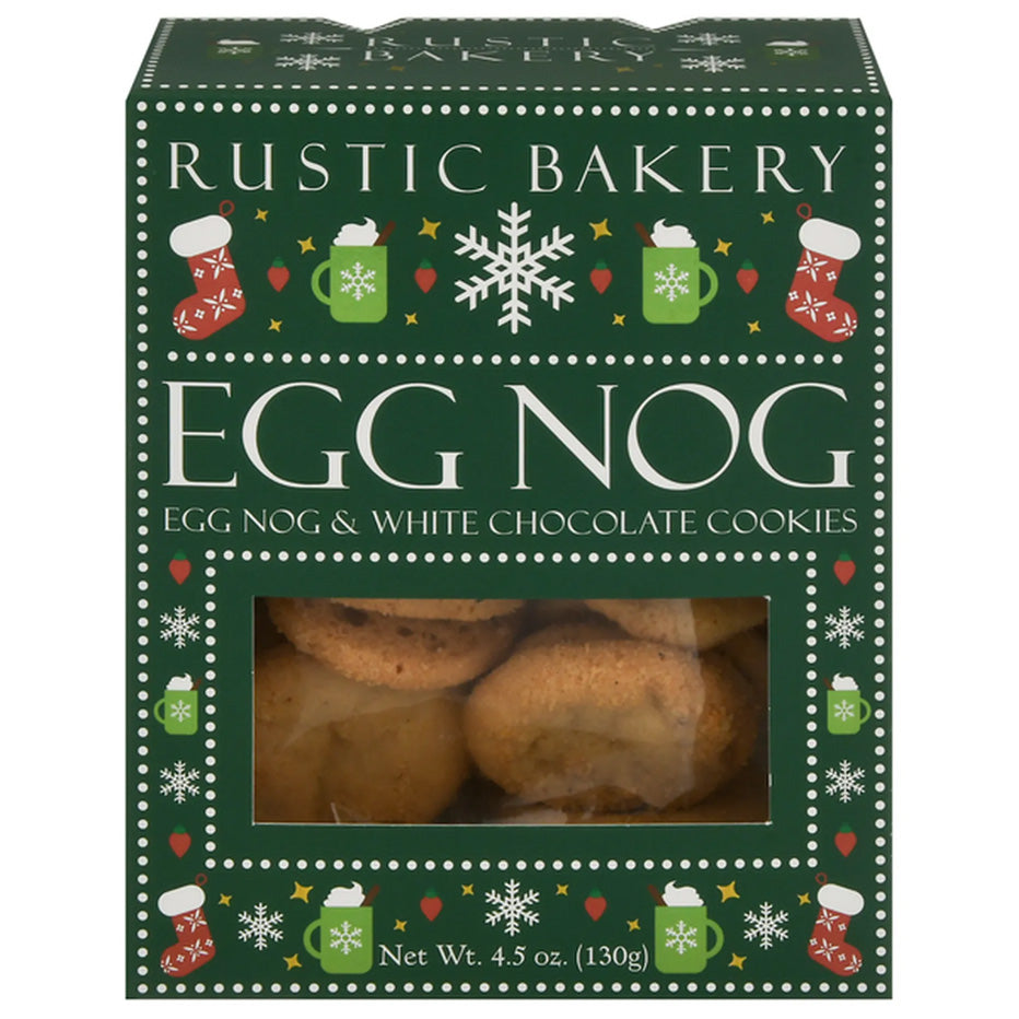 Rustic Bakery Egg Nog & White Chocolate Cookie Box