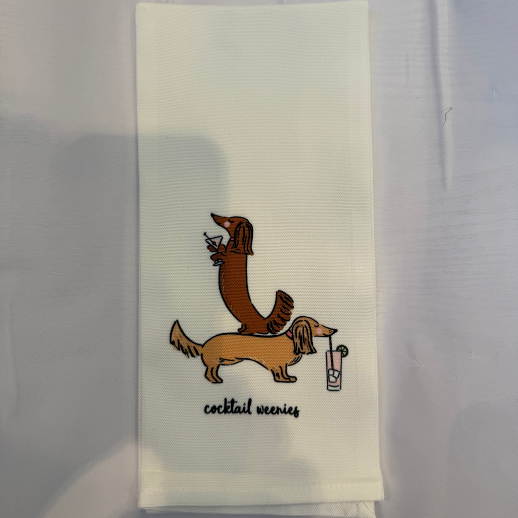 Tea Towel - Cocktail Weenies