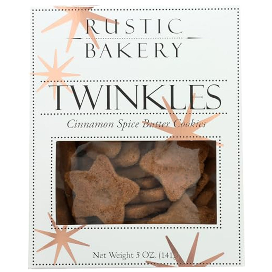 Rustic Bakery Twinkles Cinnamon Spice Butter Cookie Box