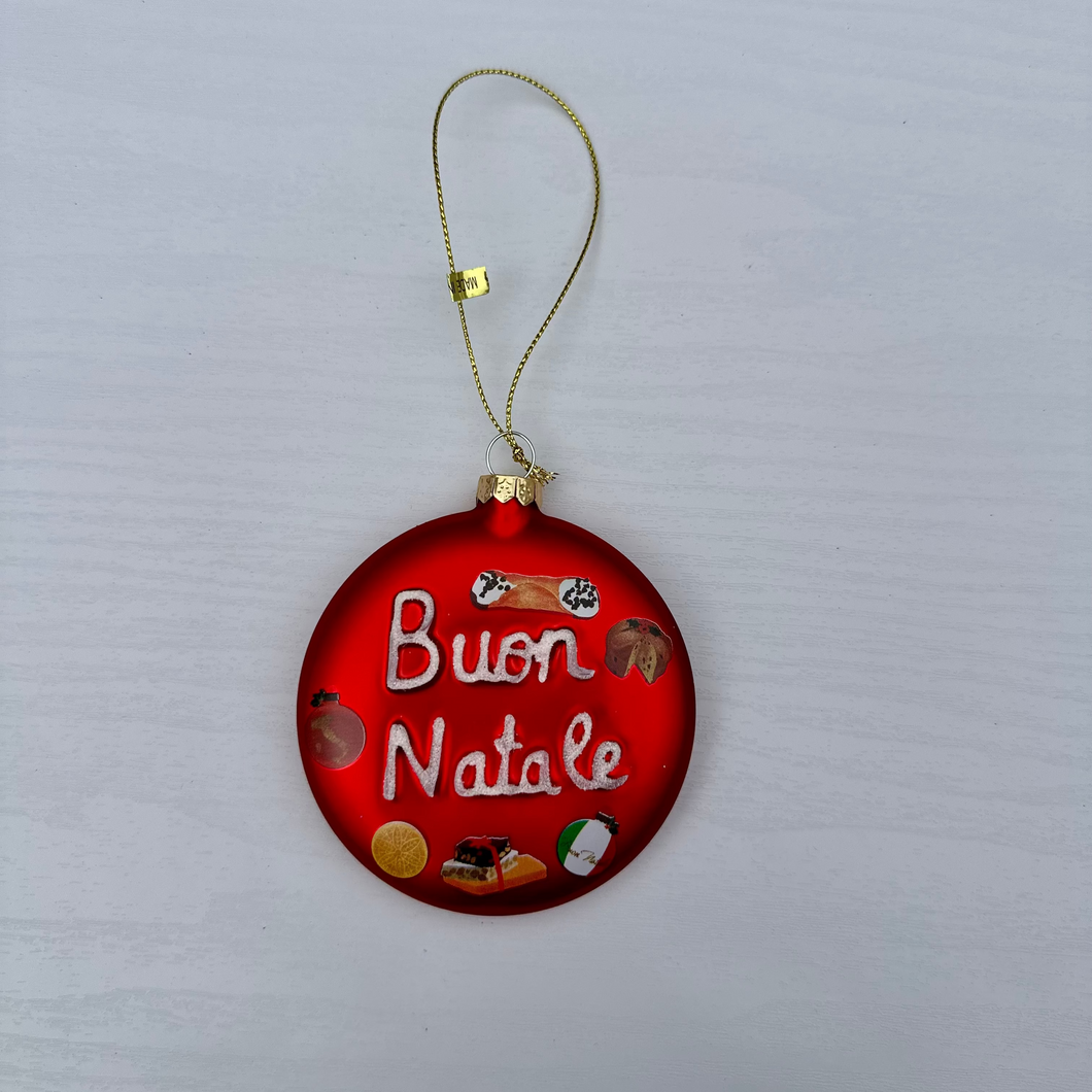 Buon Natale Christmas Ornament