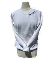 Load image into Gallery viewer, Embroidered Neckline Crewneck Sweatshirt
