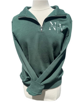 Load image into Gallery viewer, Quarter Zip “N|V” sweatshirt
