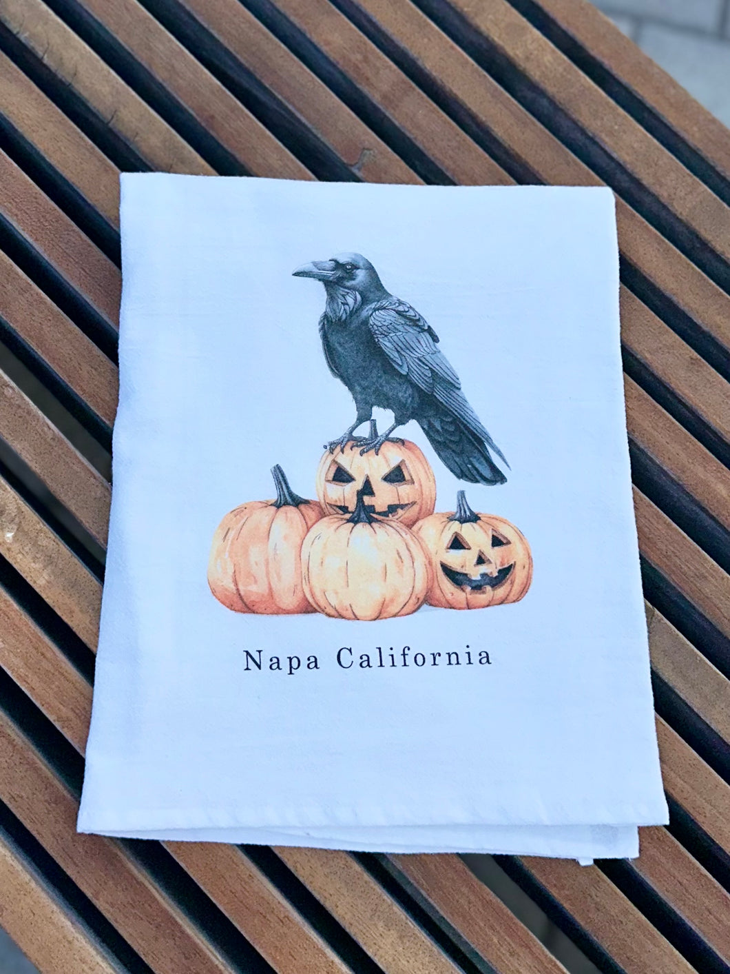 Crow Tea Towel