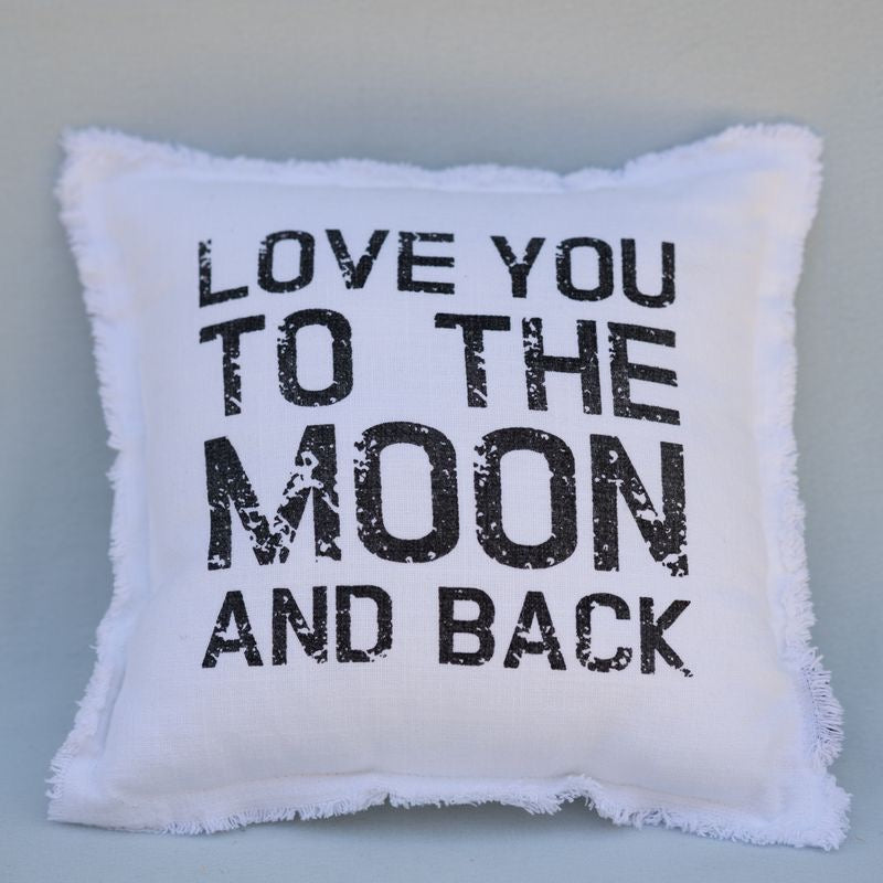 Love You To The Moon And Back Throw Pillow