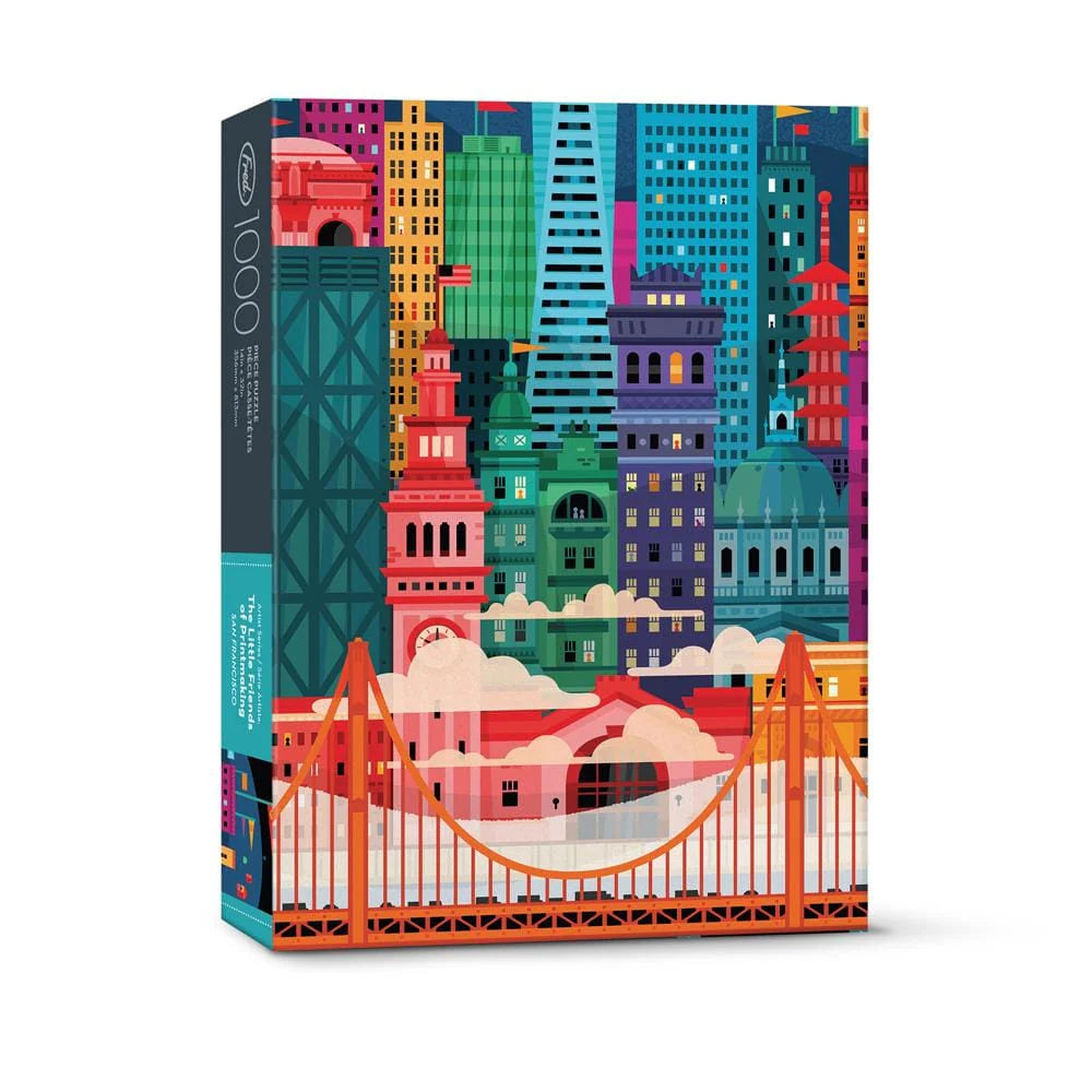 Fred - The Little Friends of Printmaking San Francisco 1000 Piece Puzzle