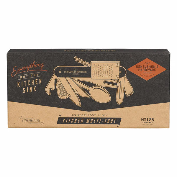 Gentlemen's Hardware - Stainless Steel 12 in 1 Kitchen Tool