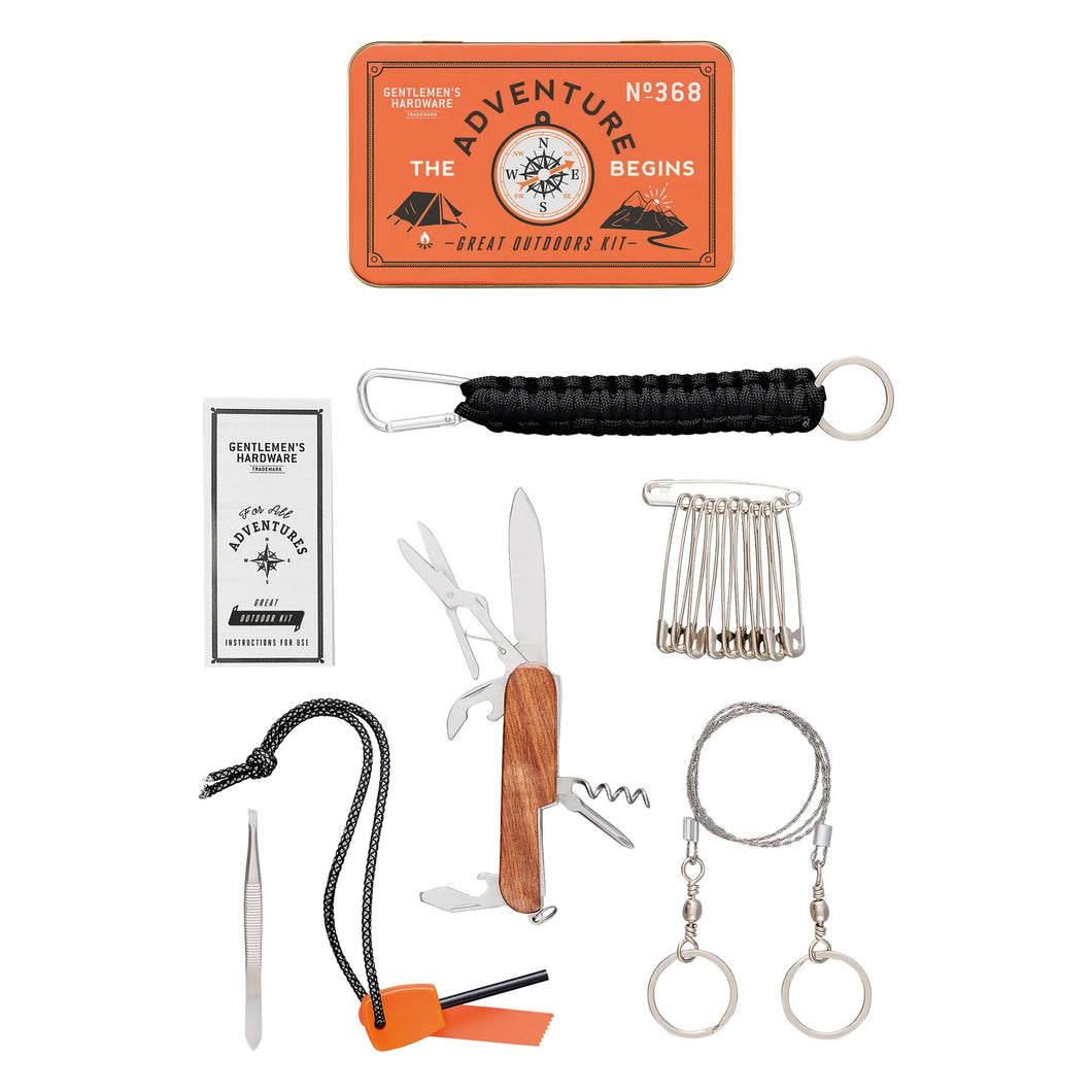 Gentlemen's Hardware - The Adventure Begins Great Outdoors Kit