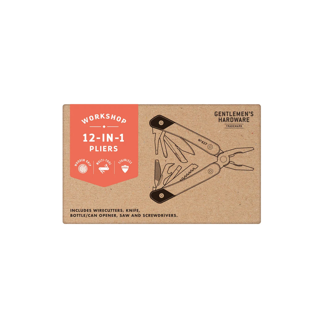 Gentlemen's Hardware - 12 in 1 Pliers