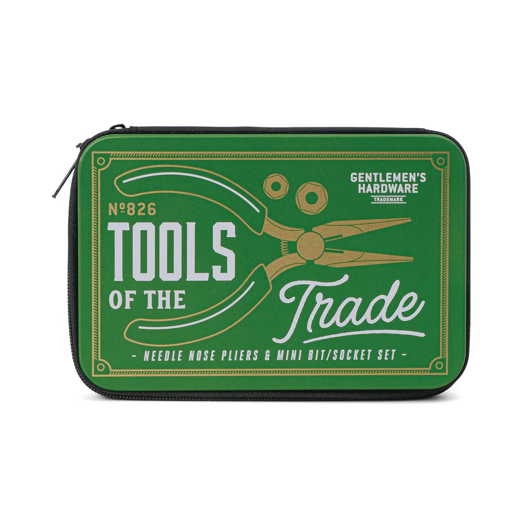 Gentlemen's Hardware - Tools of the Trade Nose Pliers and Mini Bit Set