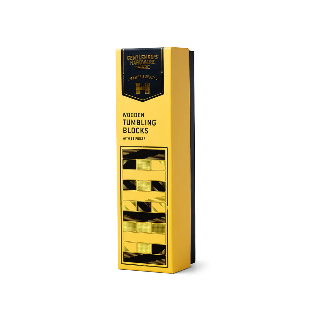 Gentlemen's Hardware - Wooden Tumbling Blocks