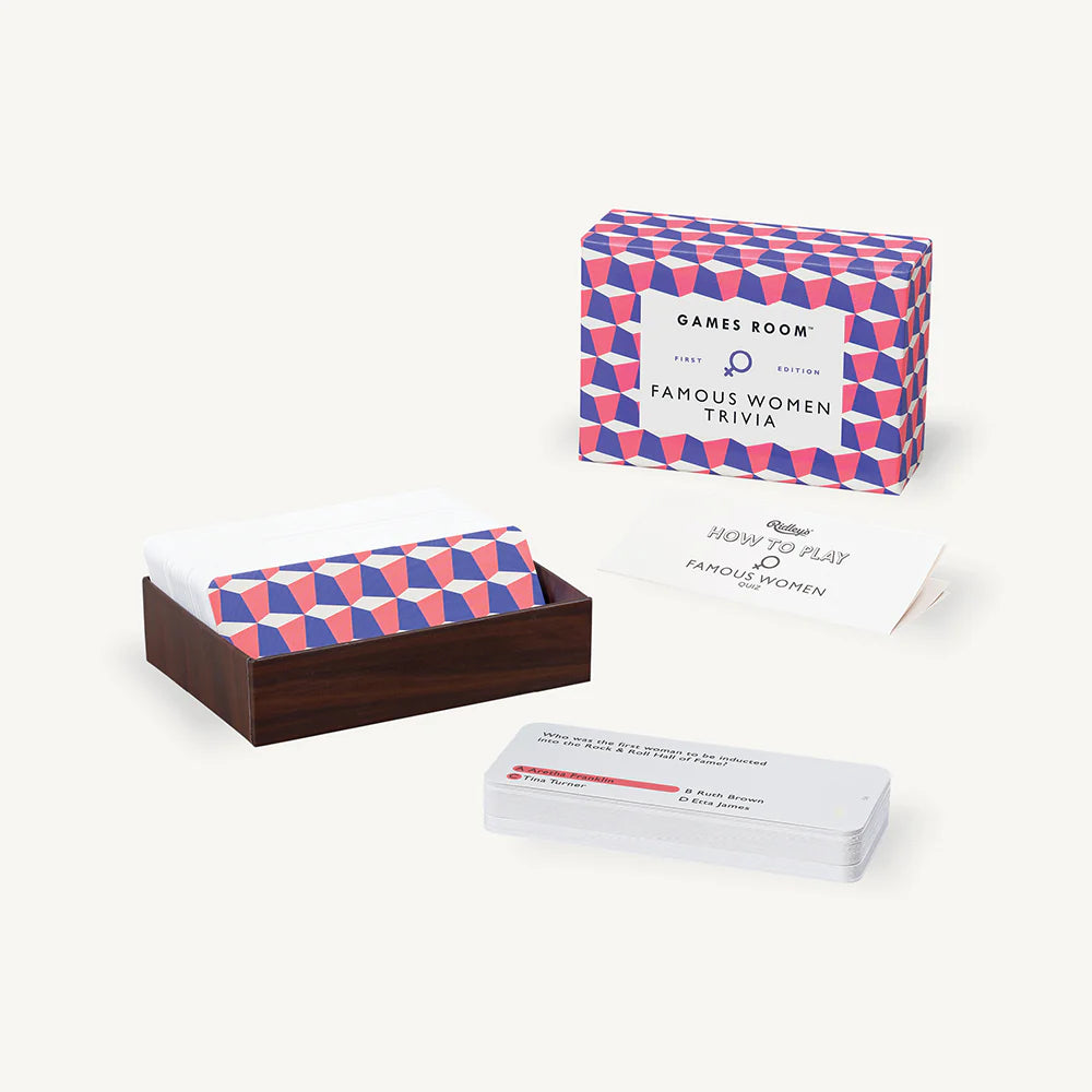 Games Room - Famous Women Trivia Game