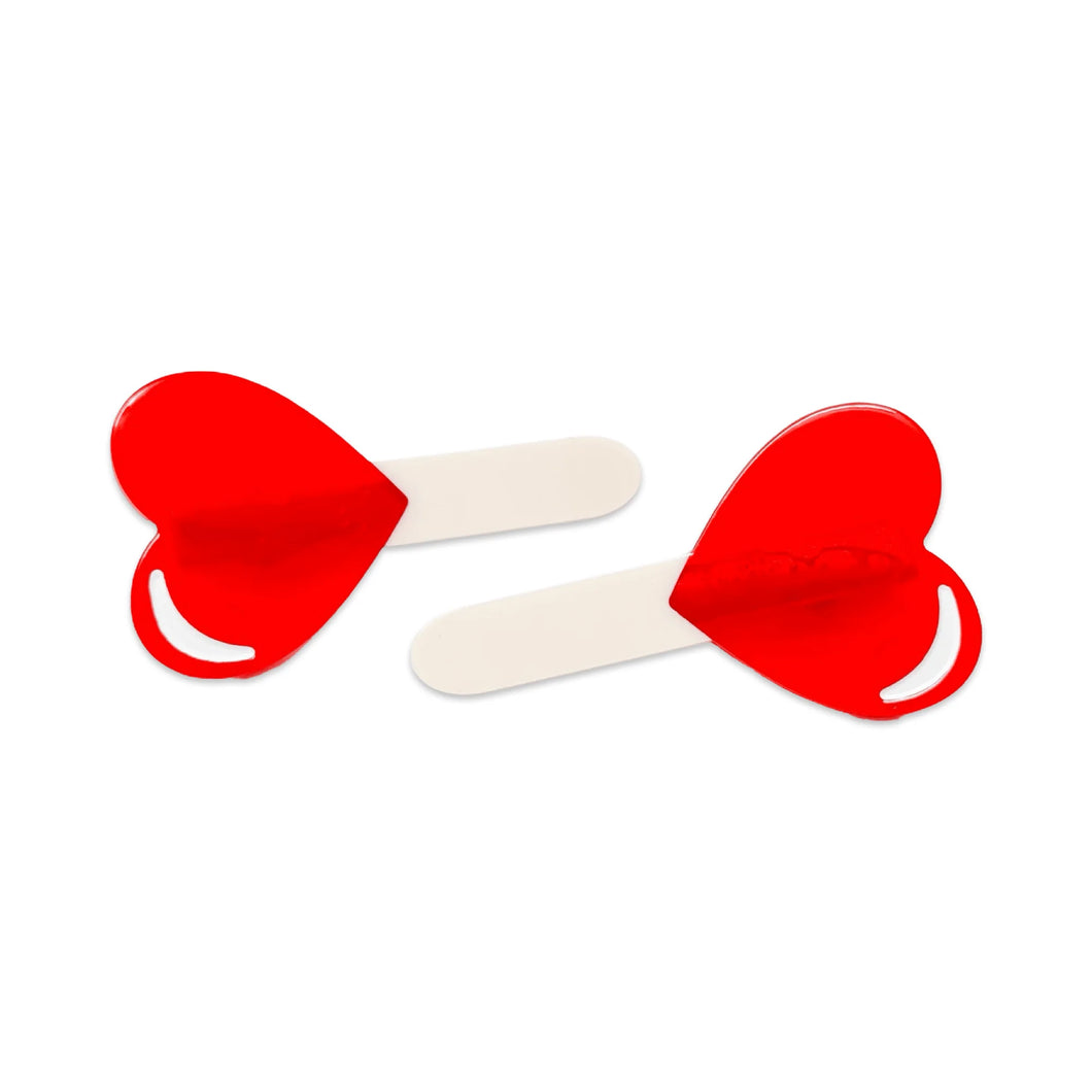Jenny Lemons - Alligator Heart Lollipop Clips