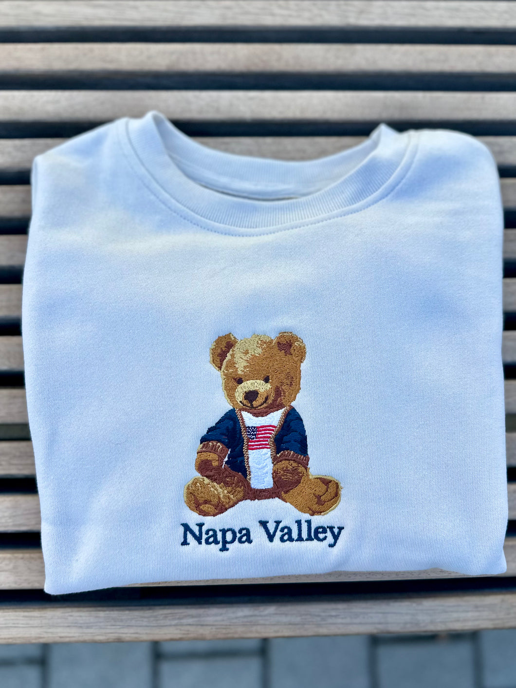 Teddy Bear Napa Valley Sweatshirt