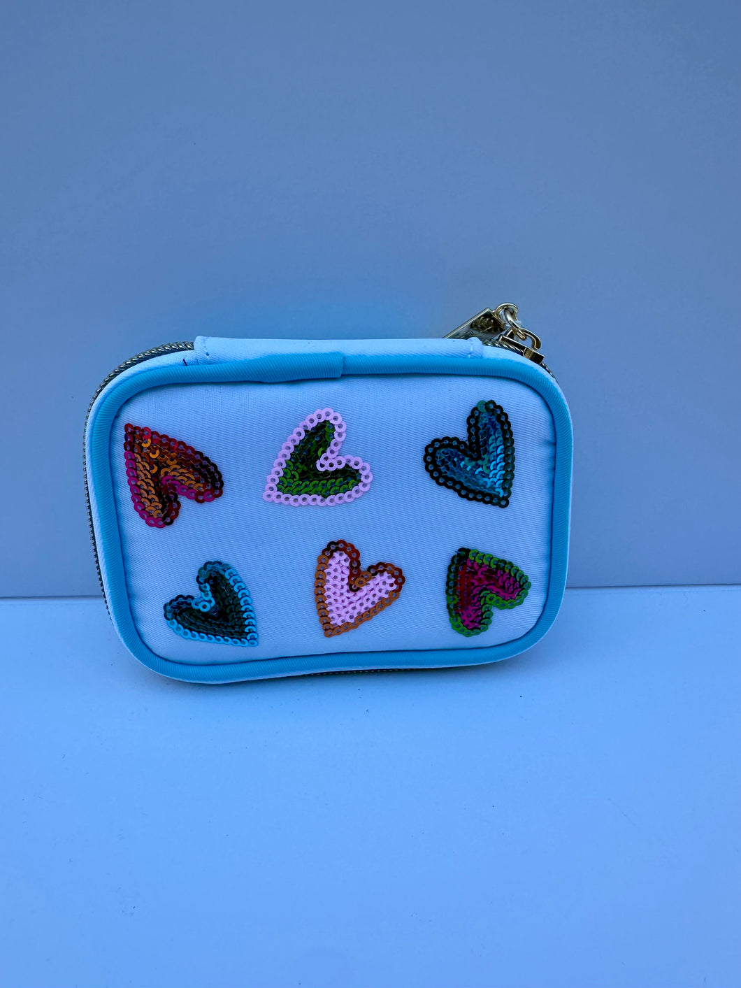 Blue Heart Purse
