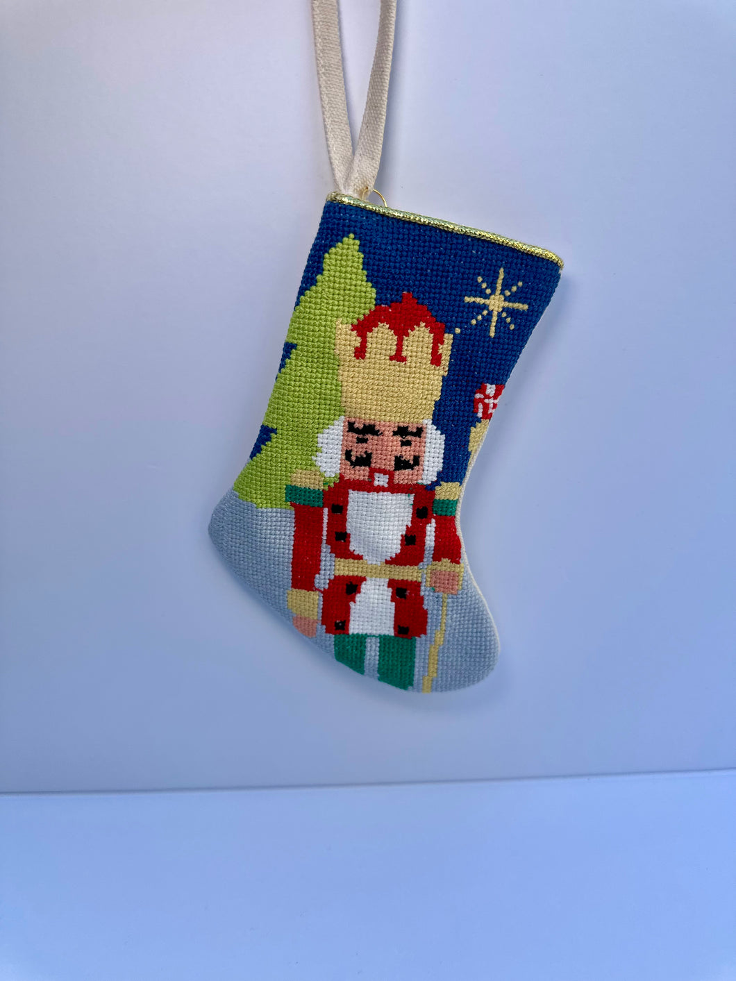 Mini Nutcracker Stocking Ornament