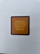 Load image into Gallery viewer, Drinks on Me Holiday Coasters
