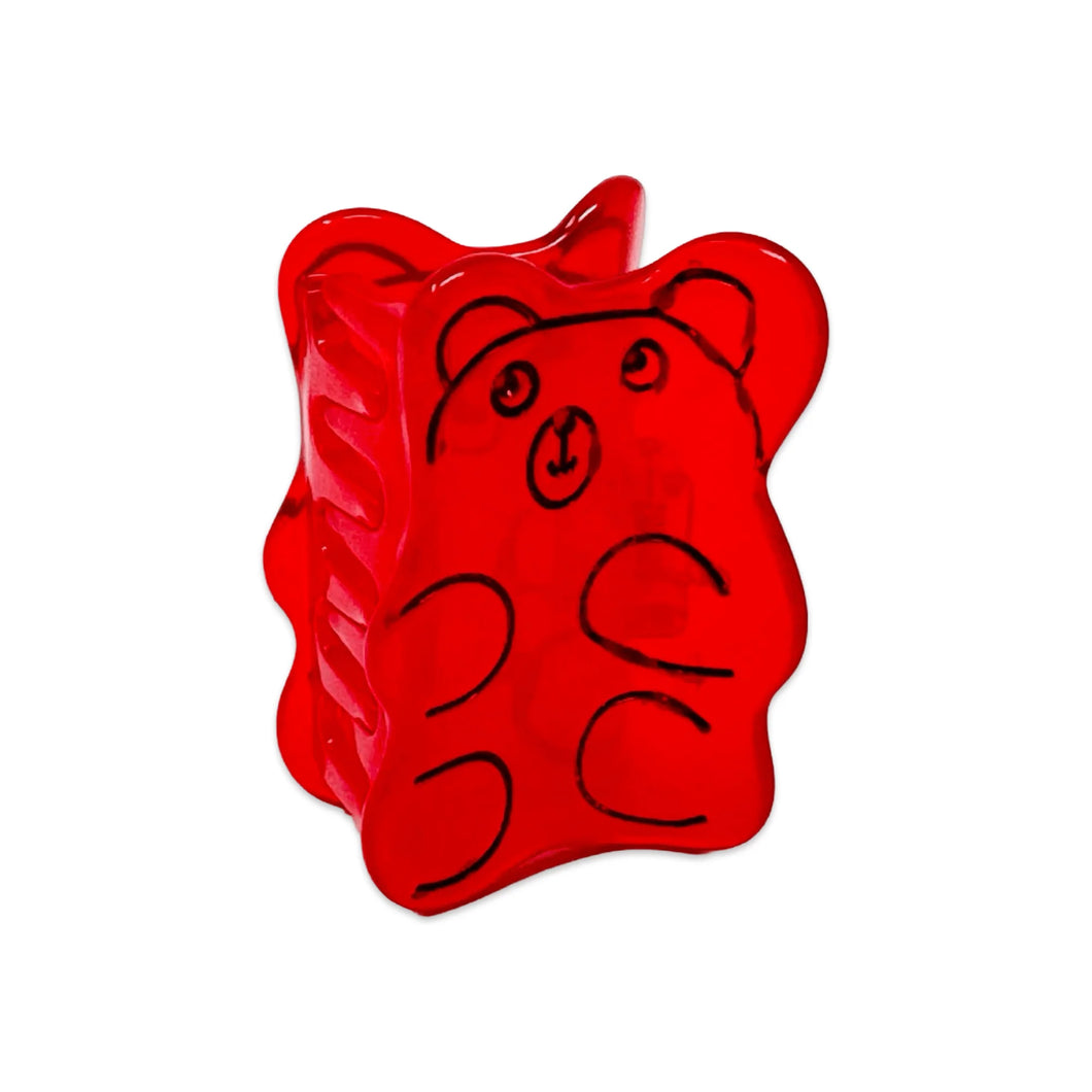 Jenny Lemons - Mini Red Gummy Bear Claw Clip