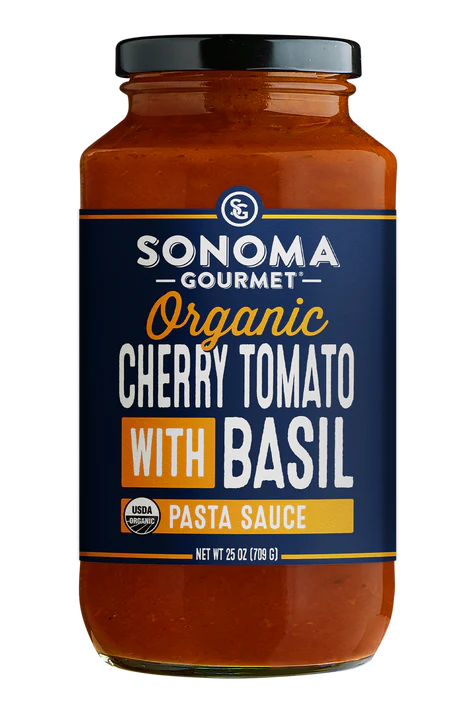 Sonoma Gourmet - Organic Cherry Tomato with Basil Pasta Sauce
