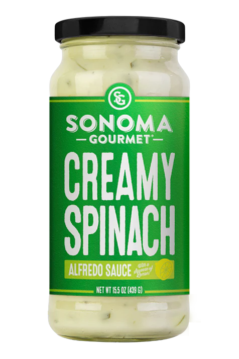 Sonoma Gourmet - Creamy Spinach Alfredo Sauce