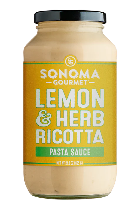 Sonoma Gourmet - Lemon and Herb Ricotta Pasta Sauce