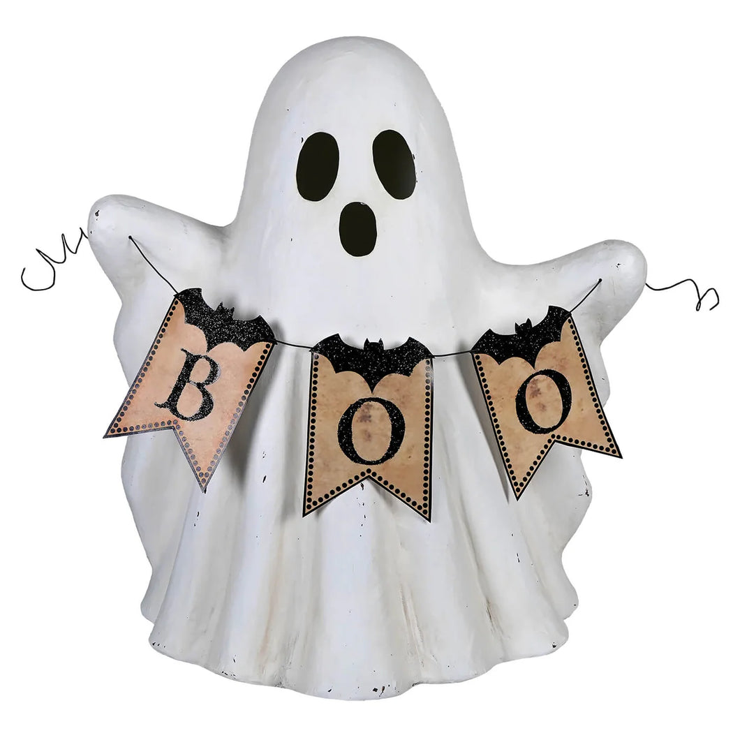 Boo Ghost Paper Mache