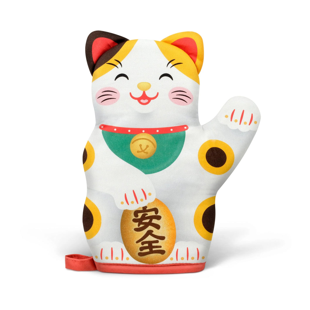 Fred - Feline Lucky Oven Mitt
