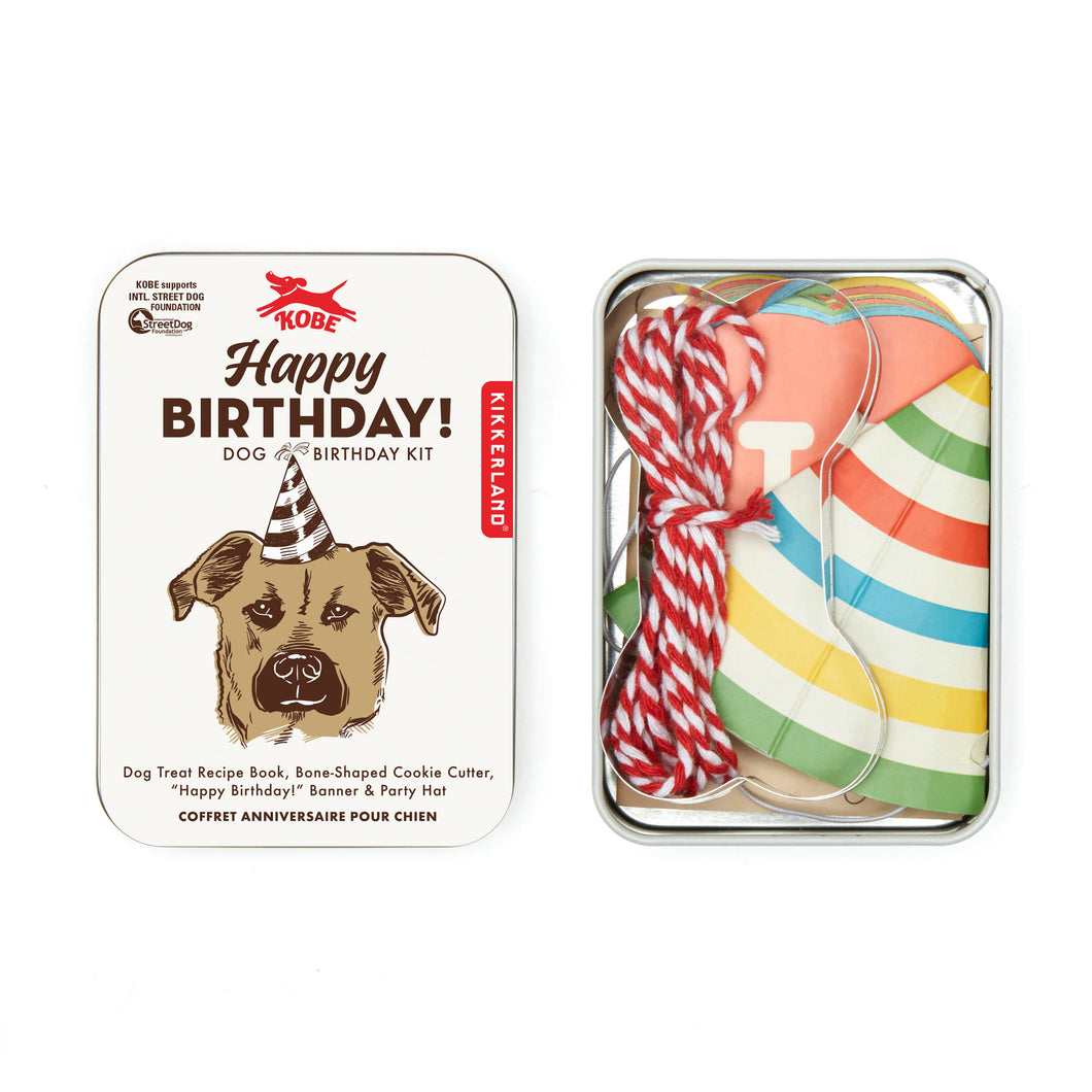 Kikkerland - Happy Birthday Dog Kit