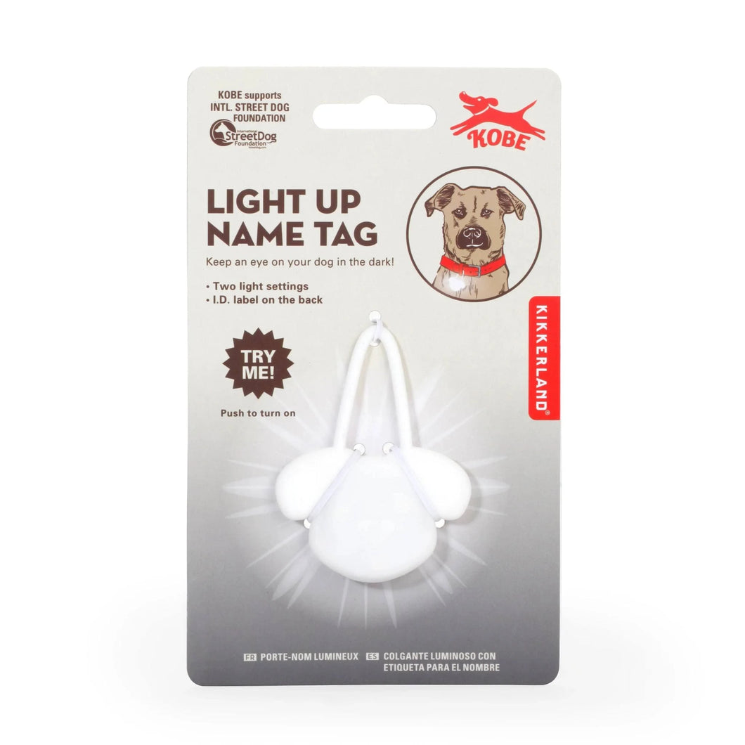 Kikkerland - Light Up Animal Name Tag