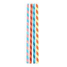 Load image into Gallery viewer, Kikkerland - Party Stripes Paper Straws
