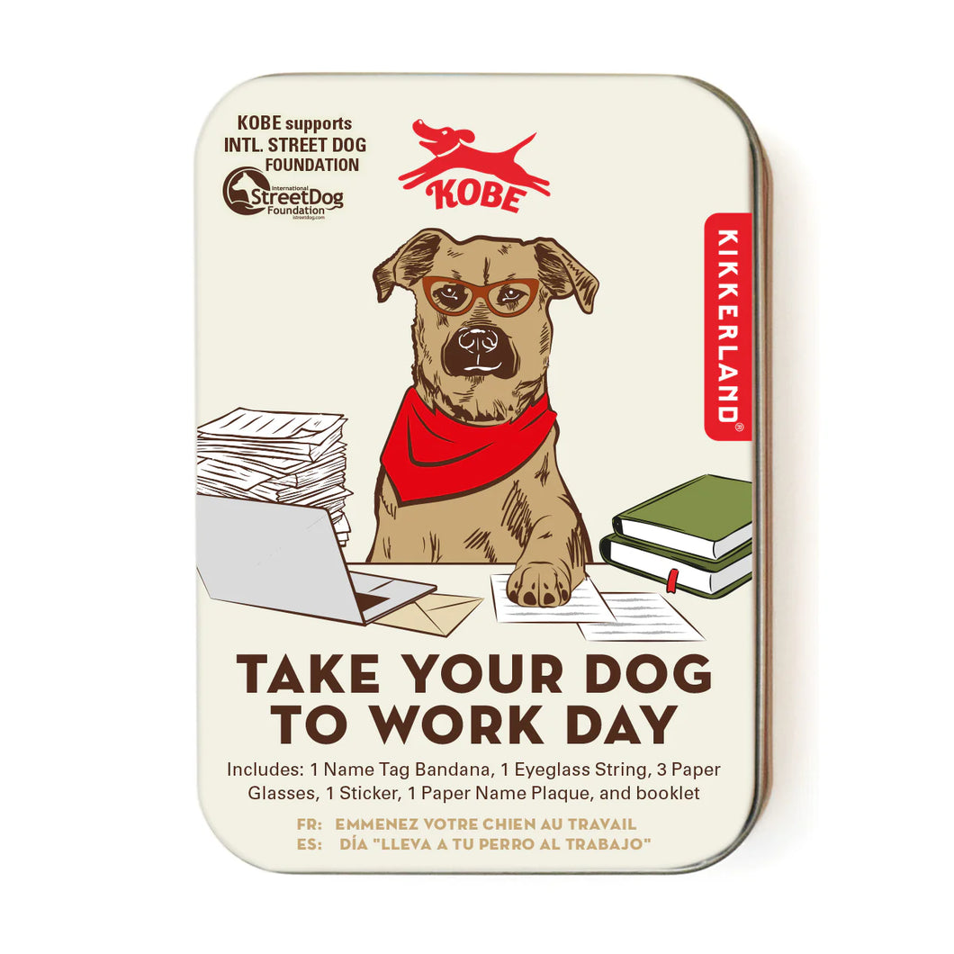 Kikkerland - Take Your Dog to Work Day Kit
