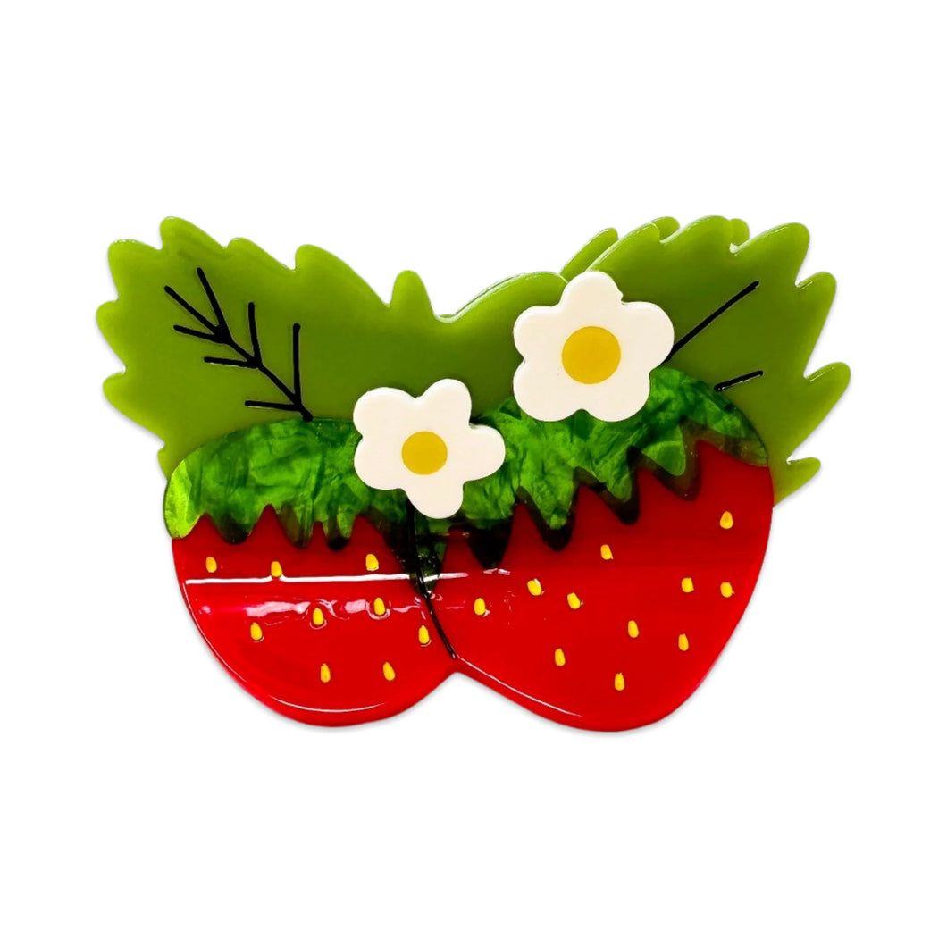 Jenny Lemons - Large Strawberry Claw Clip