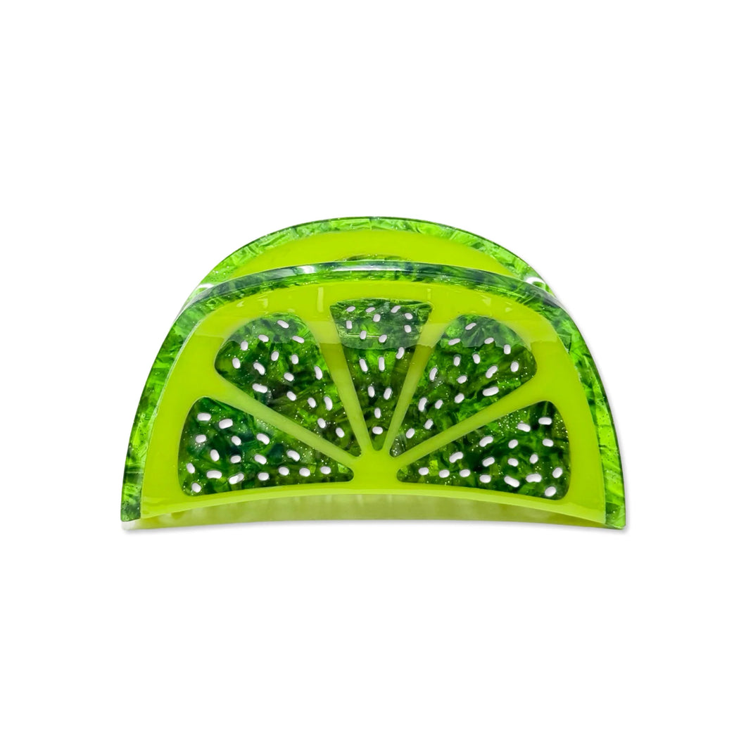 Jenny Lemons - Large Big Lime Slice Claw Clip