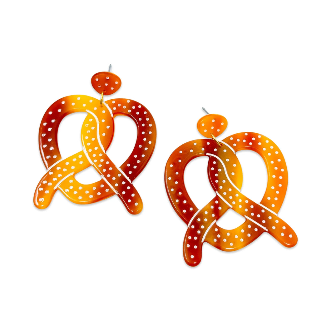 Jenny Lemons - Twisted Pretzel Acetate Earrings