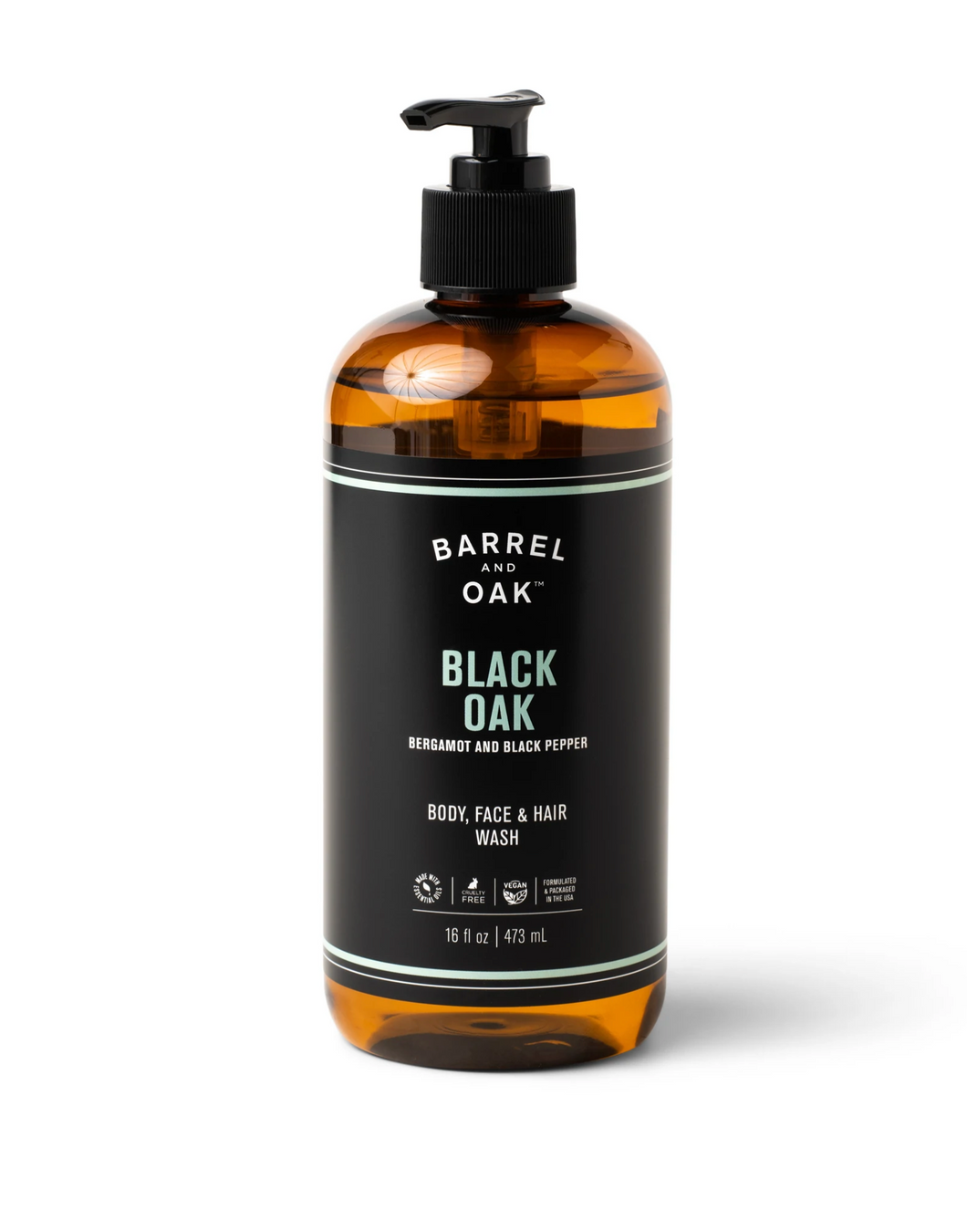 Barrel and Oak™ Hair, Face, and Body All-In-One Wash - Black Oak