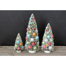 Load image into Gallery viewer, Bottle Brush Christmas Trees with Base
