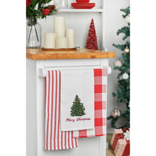 Load image into Gallery viewer, C &amp; F Merry Christmas Waffle Weave Towel
