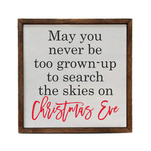 Load image into Gallery viewer, &quot;Christmas Eve&quot; Wall Art Sign
