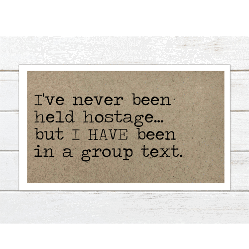 Group Text Magnet